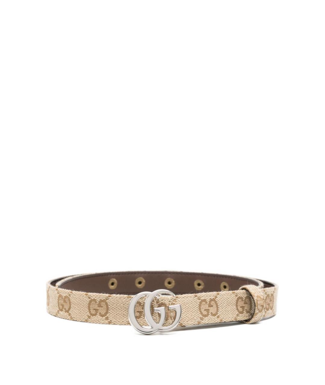 GUCCI Бежевый ремень, фото 1