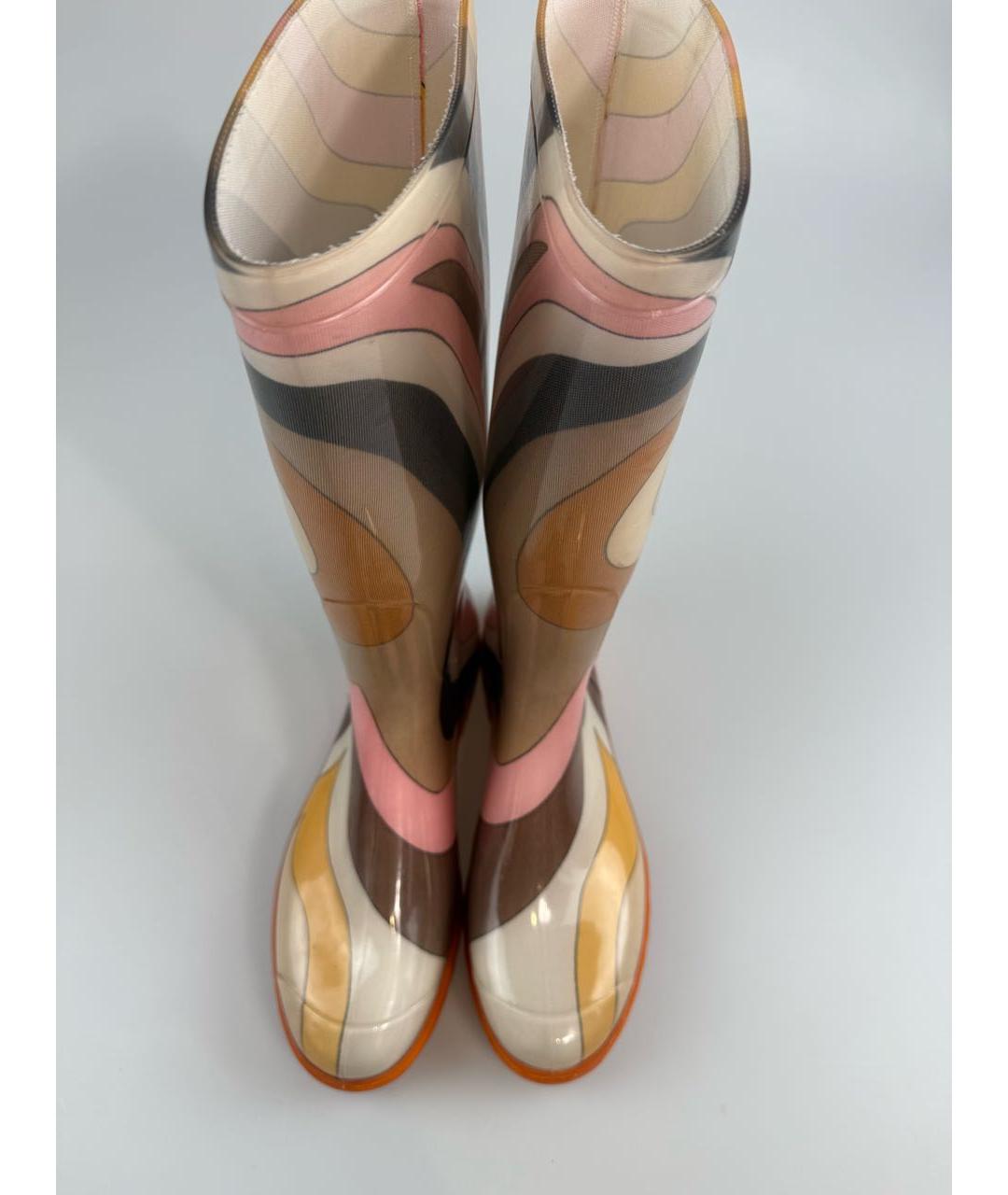 EMILIO PUCCI Мульти резиновые сапоги, фото 3
