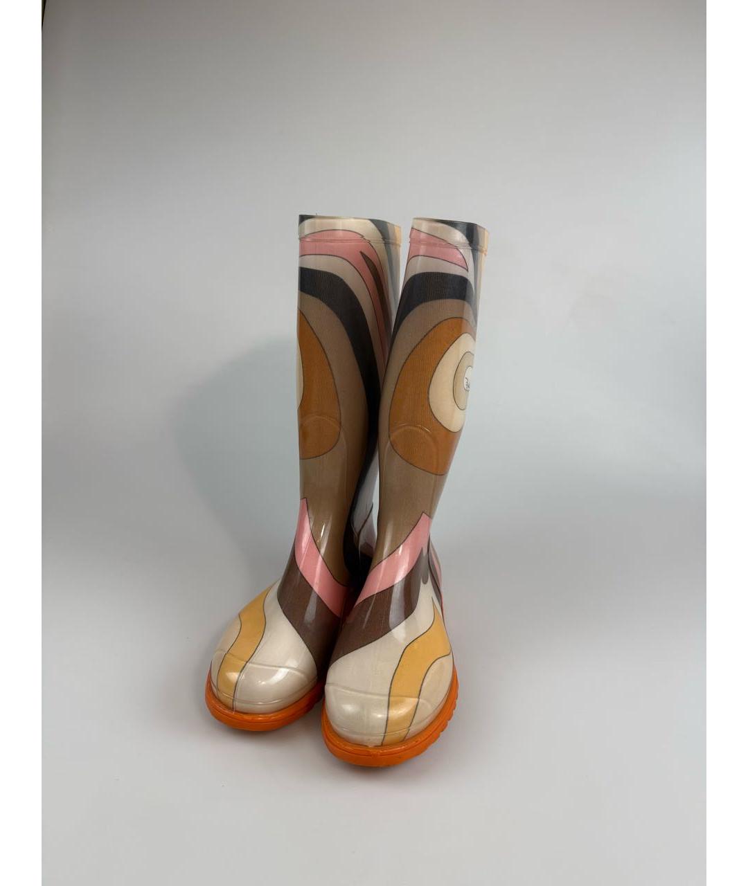 EMILIO PUCCI Мульти резиновые сапоги, фото 2