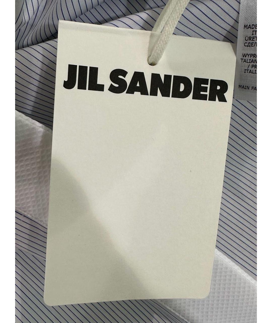 JIL SANDER Белая хлопковая рубашка, фото 4