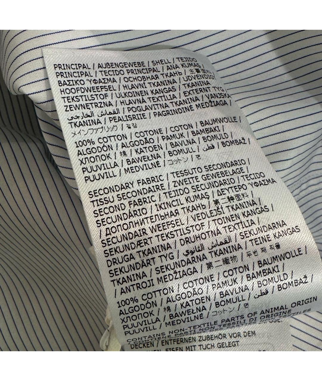 JIL SANDER Белая хлопковая рубашка, фото 6