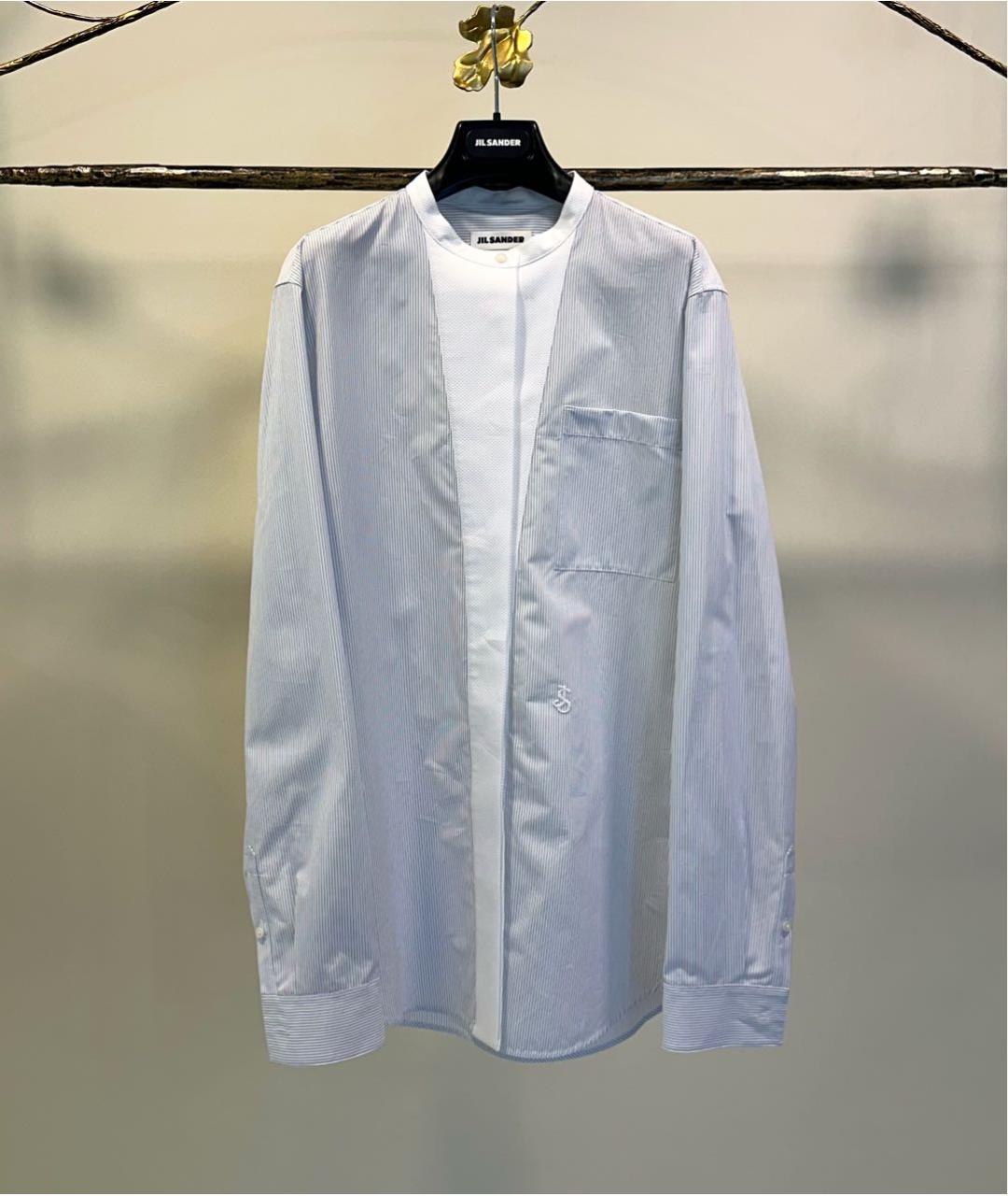 JIL SANDER Белая хлопковая рубашка, фото 9