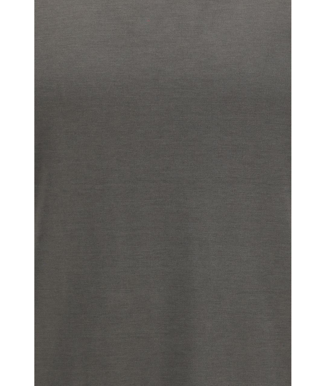 LORO PIANA Антрацитовая футболка, фото 3