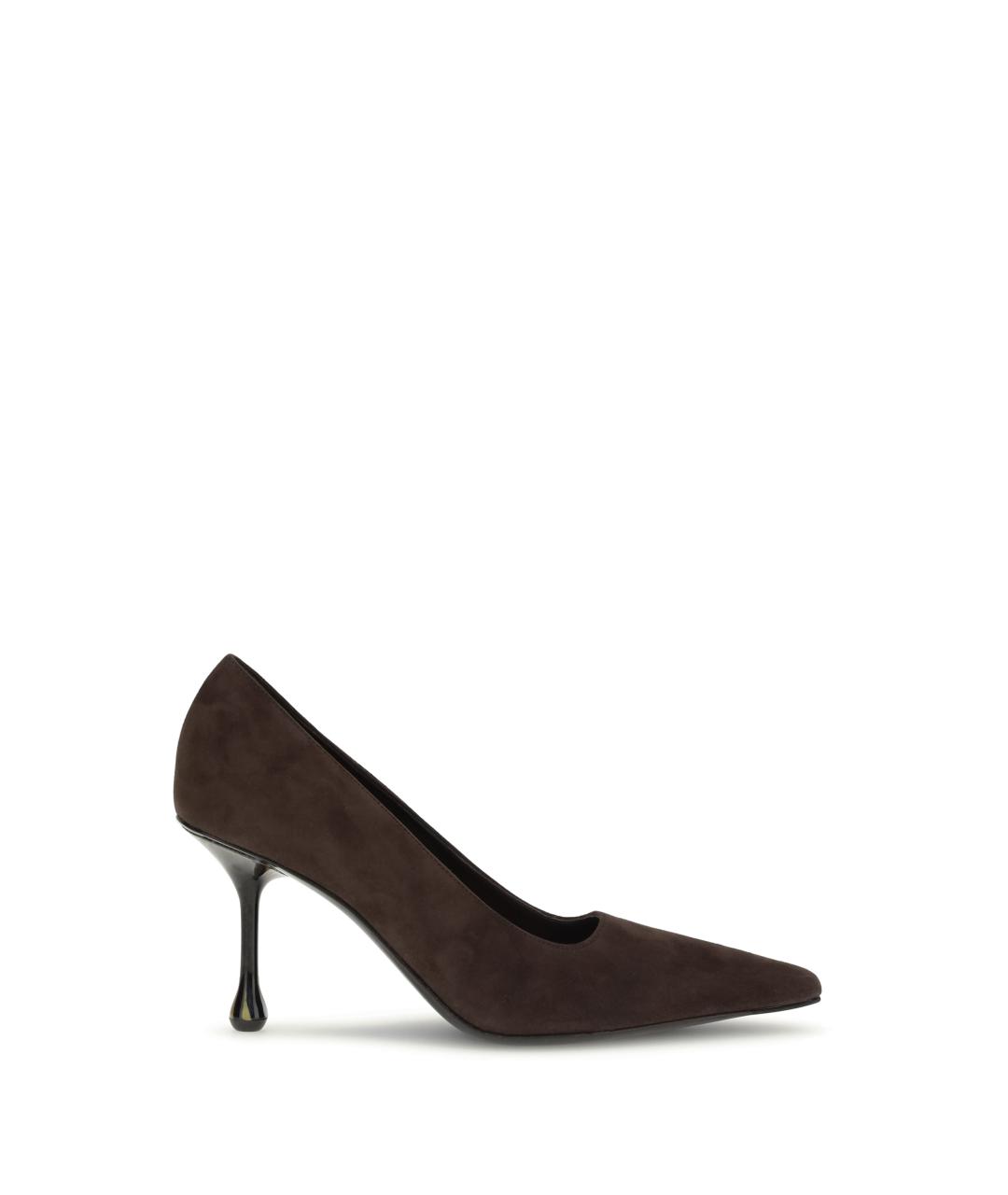 JIMMY CHOO Коричневые замшевые туфли, фото 1
