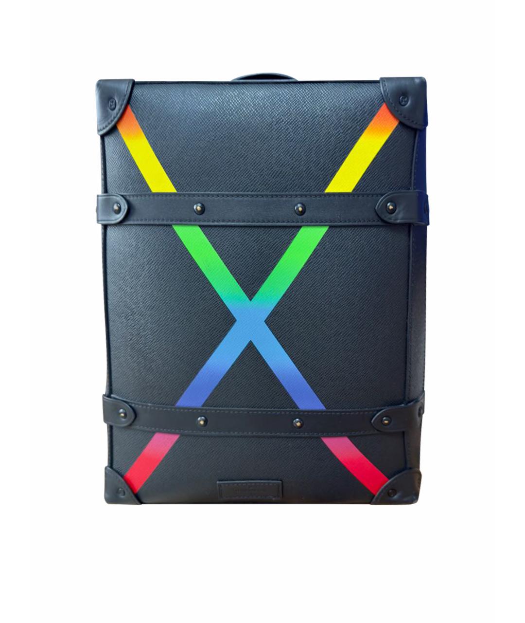 LOUIS VUITTON Черный кожаный рюкзак, фото 1