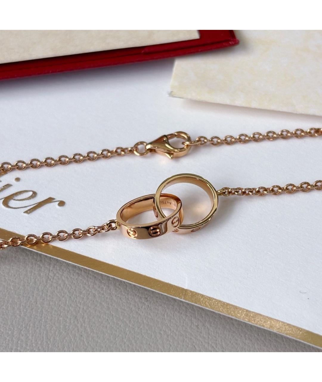 CARTIER Розовое колье из розового золота, фото 4