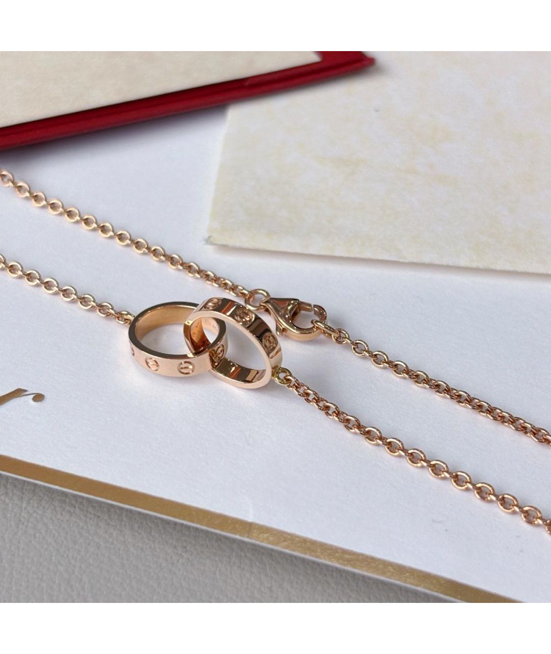 CARTIER Розовое колье из розового золота, фото 5