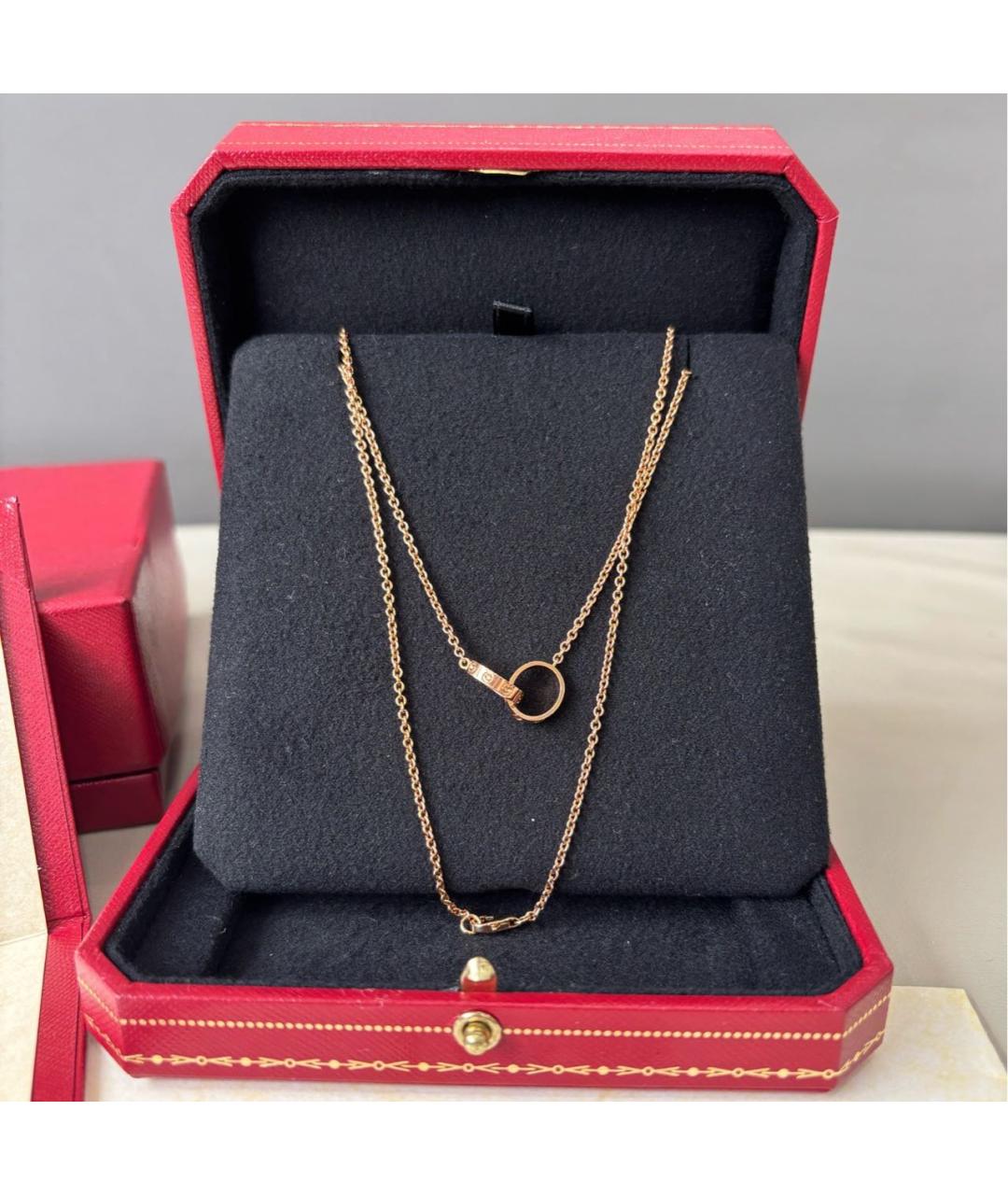 CARTIER Розовое колье из розового золота, фото 2