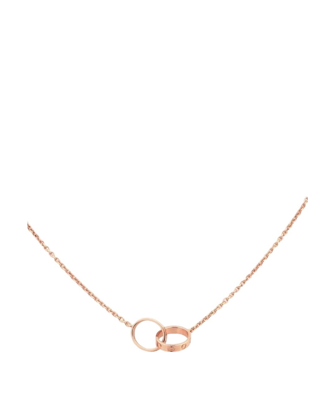 CARTIER Розовое колье из розового золота, фото 1