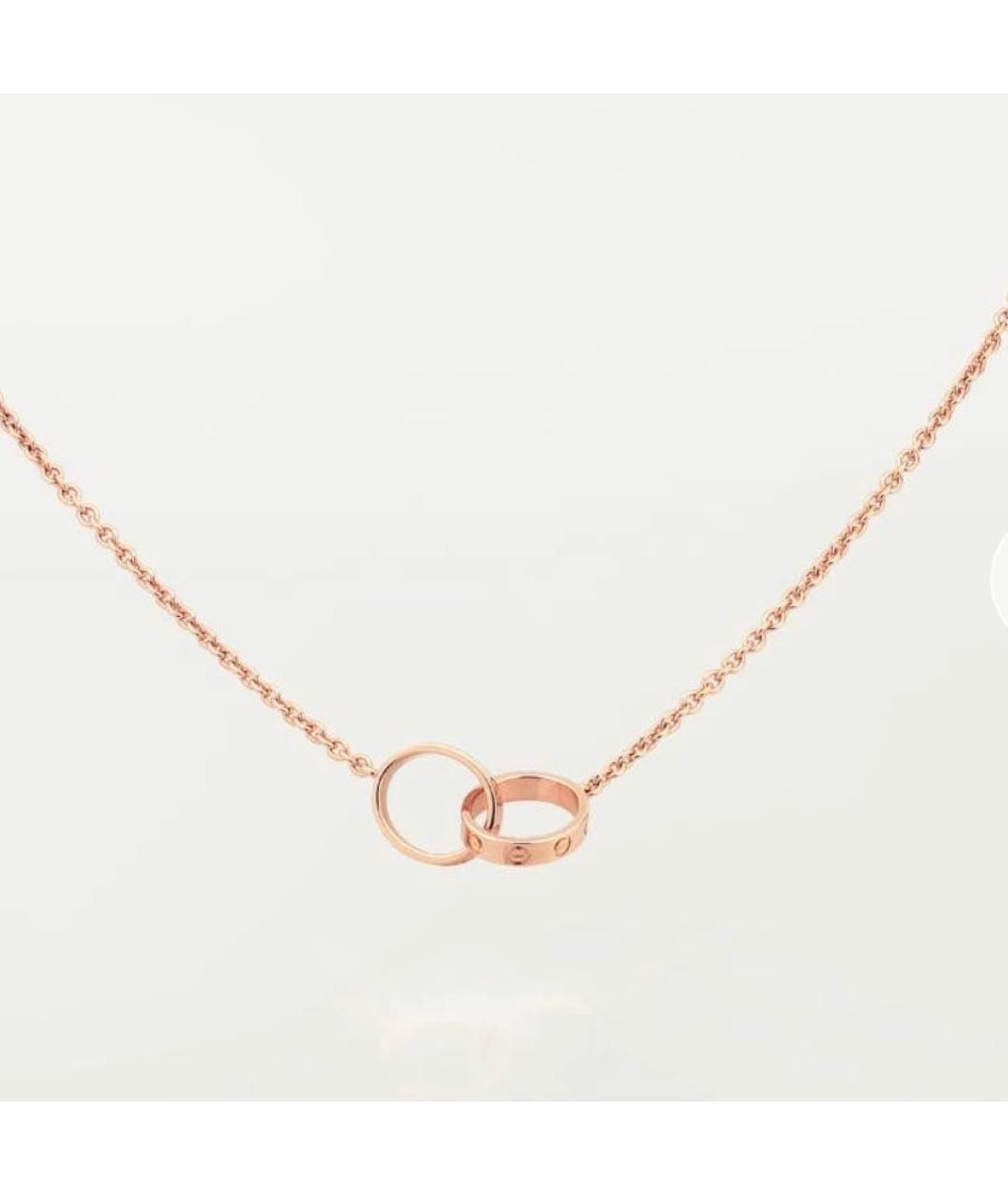 CARTIER Розовое колье из розового золота, фото 6