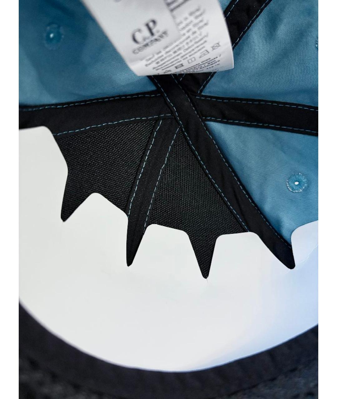 CP COMPANY Голубая хлопковая кепка/бейсболка, фото 4