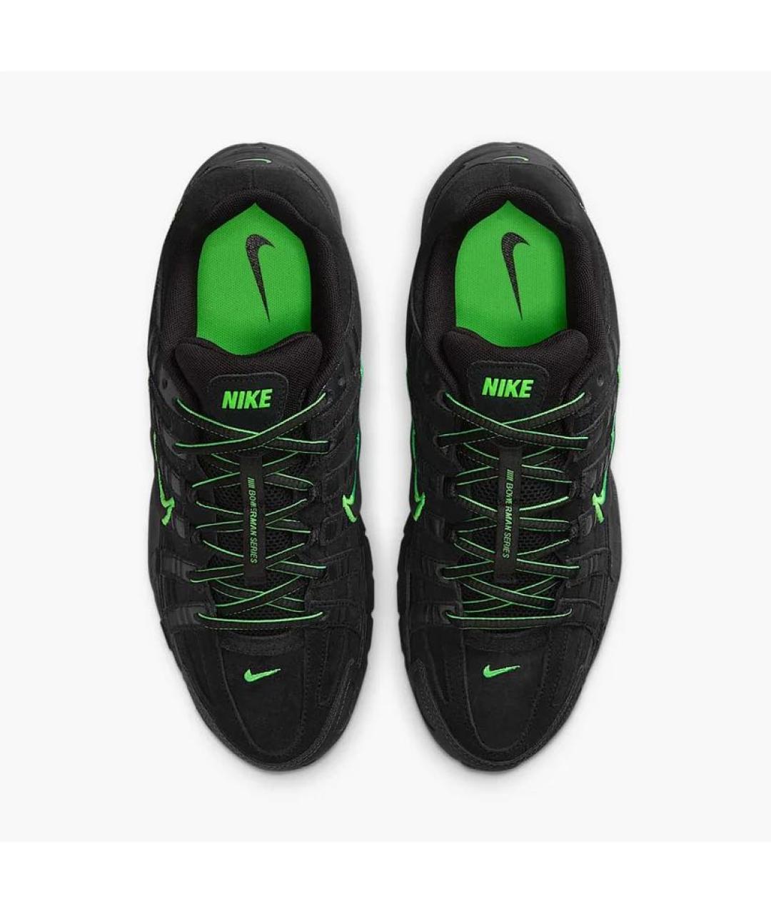 NIKE Черные замшевые низкие кроссовки / кеды, фото 3