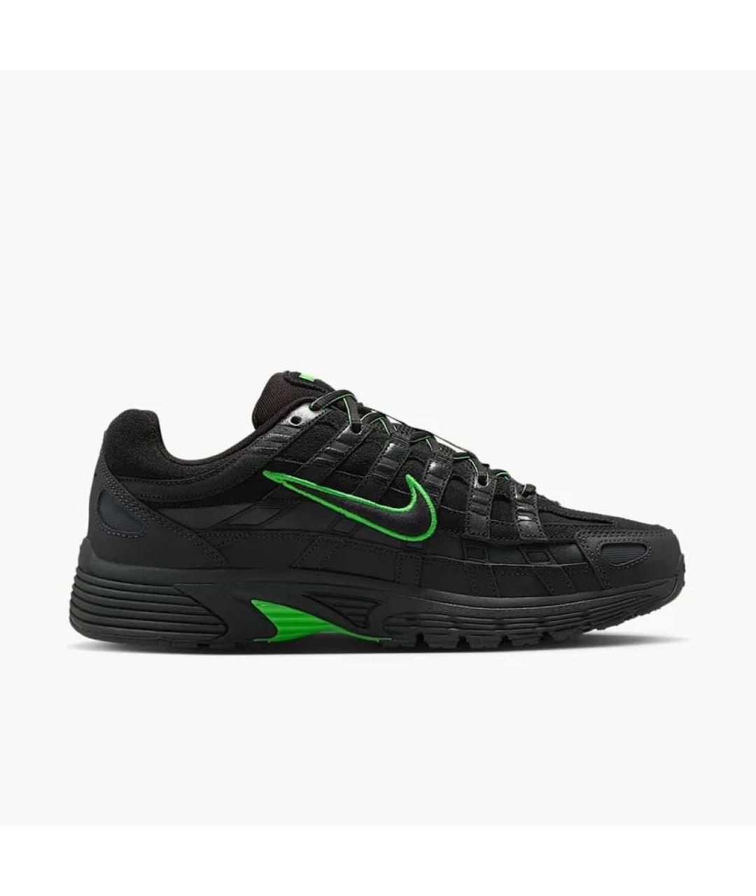 NIKE Черные замшевые низкие кроссовки / кеды, фото 9