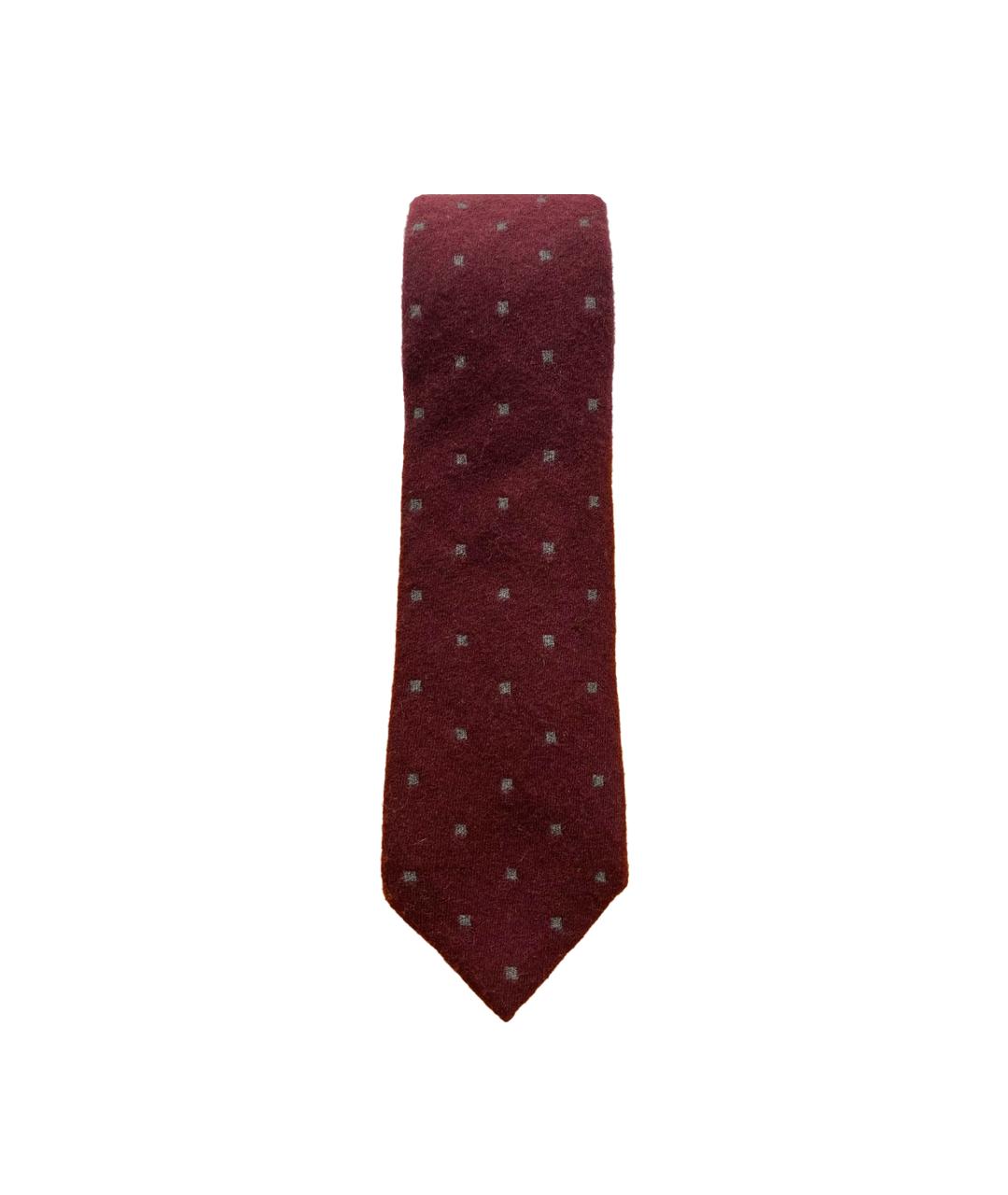 ERMENEGILDO ZEGNA XXX Бордовый галстук, фото 1