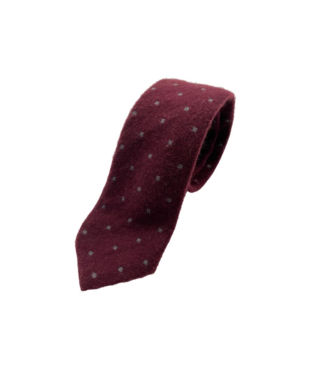 ERMENEGILDO ZEGNA XXX Бордовый галстук, фото 2
