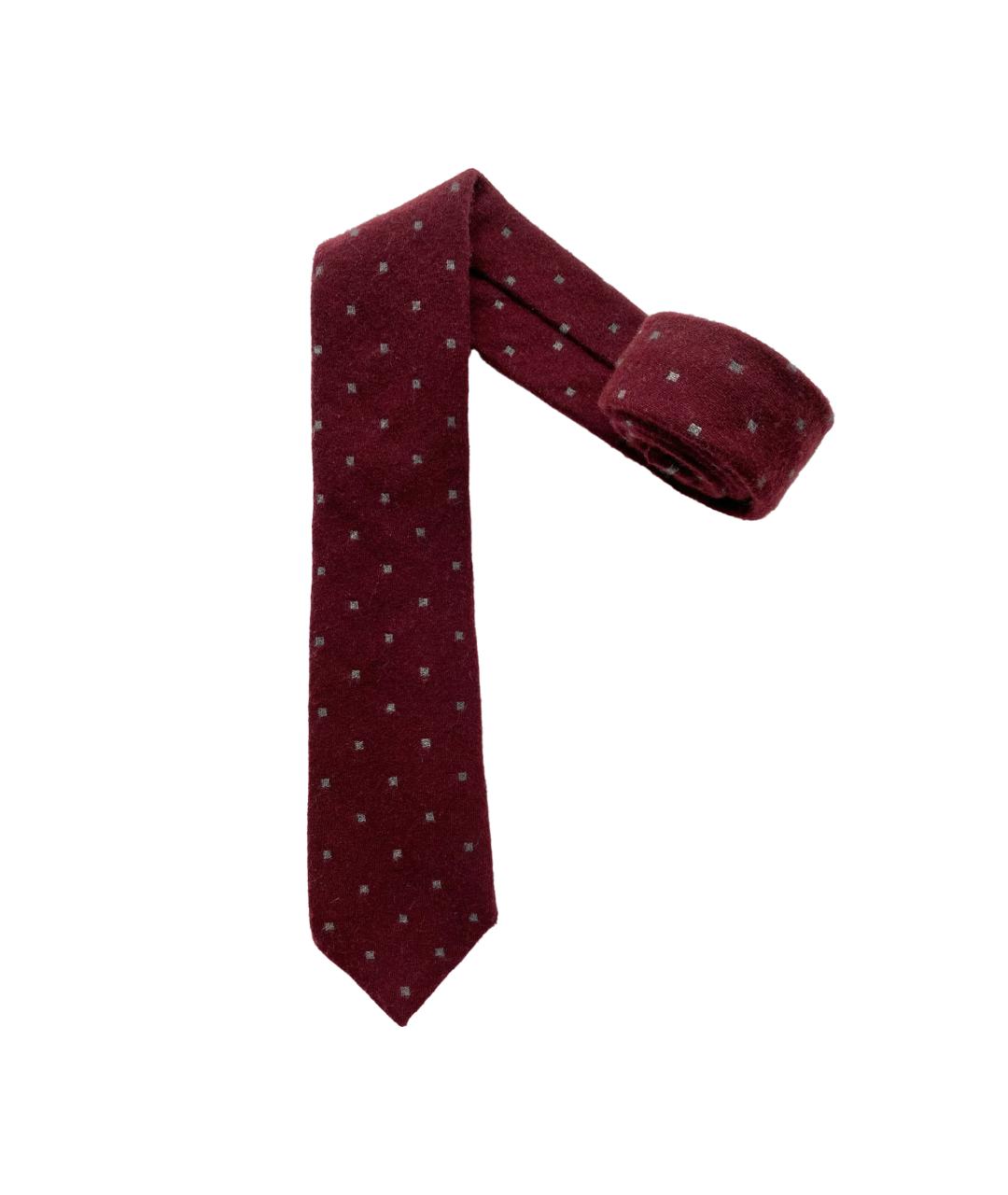 ERMENEGILDO ZEGNA XXX Бордовый галстук, фото 3