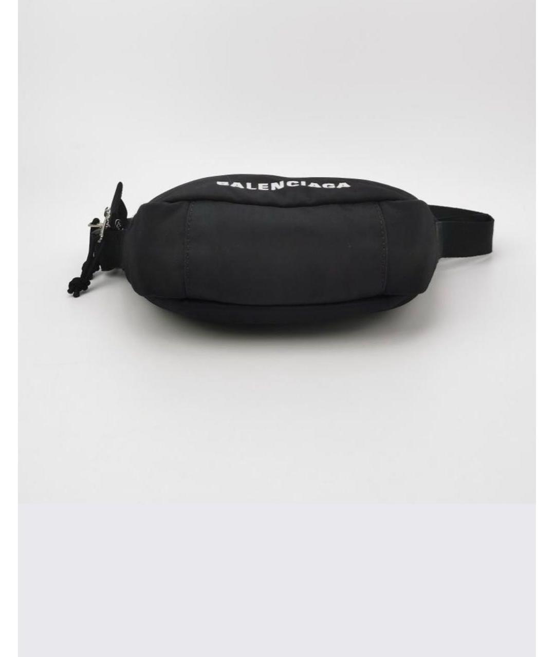 BALENCIAGA Черная поясная сумка, фото 6