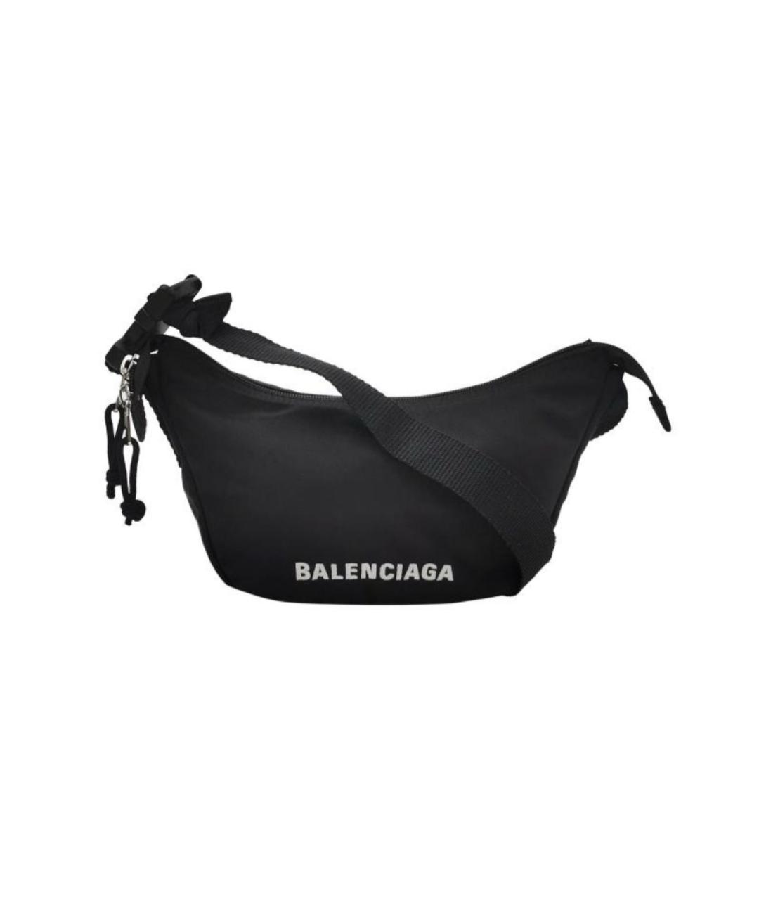 BALENCIAGA Черная поясная сумка, фото 9