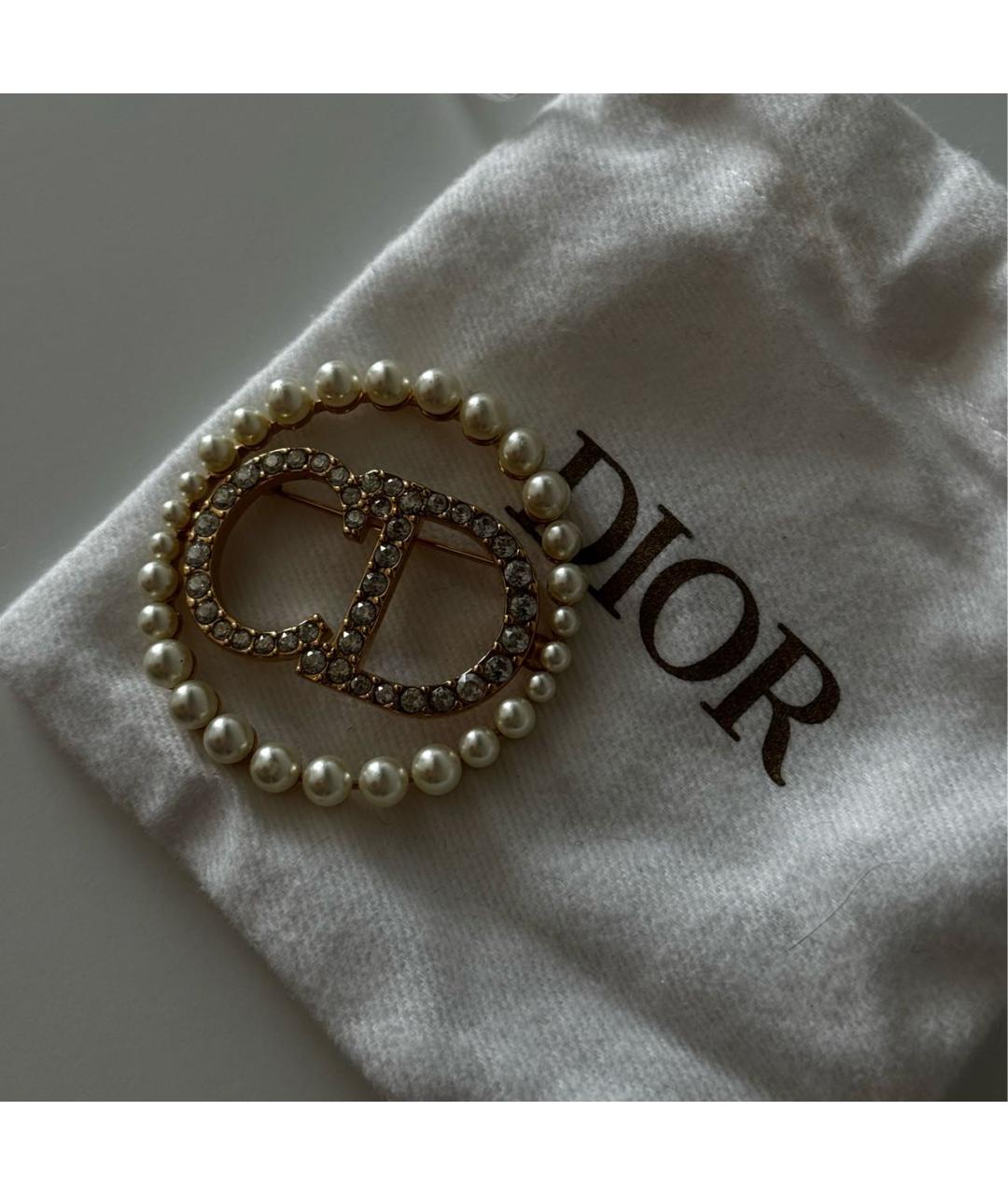 CHRISTIAN DIOR Золотая булавка / брошь, фото 3
