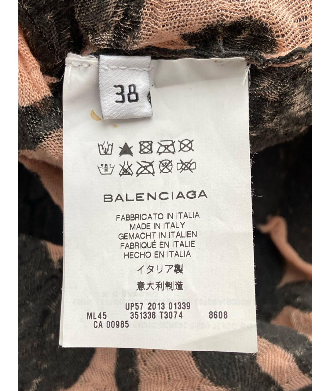 BALENCIAGA Розовая хлопковая блузы, фото 4