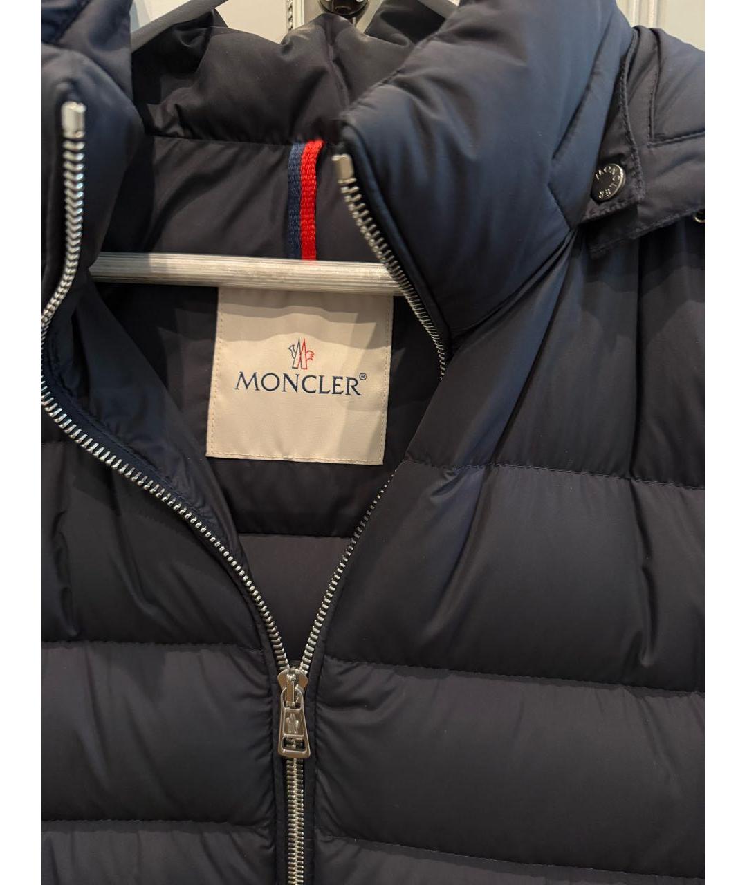 MONCLER Темно-синяя куртка, фото 4