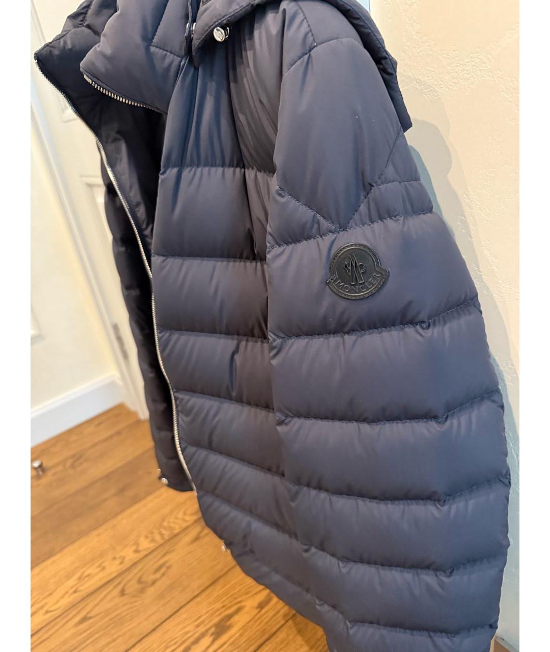 MONCLER Темно-синяя куртка, фото 3