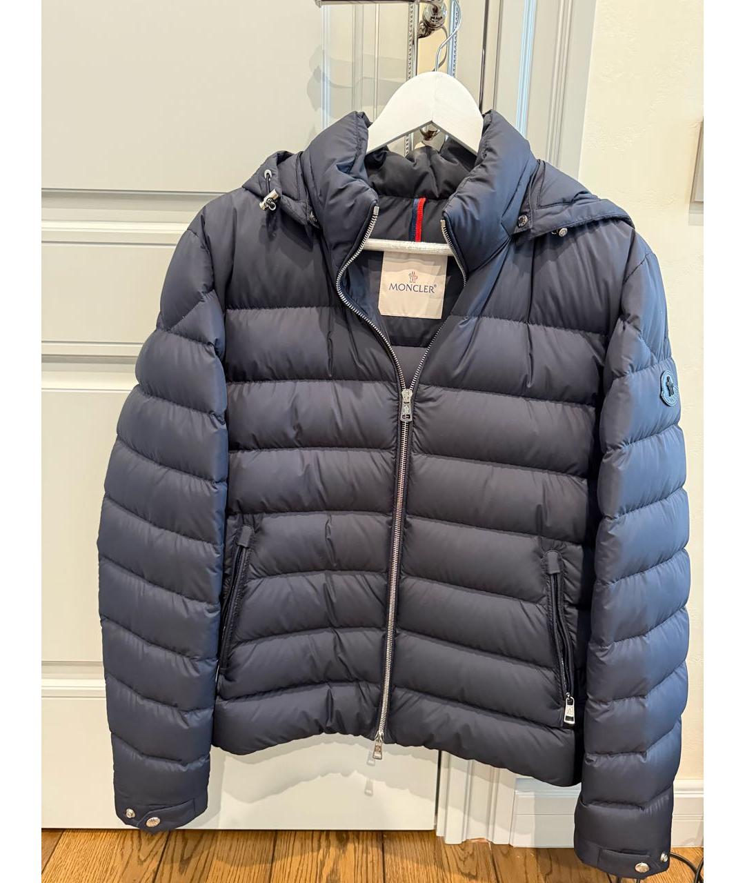MONCLER Темно-синяя куртка, фото 5
