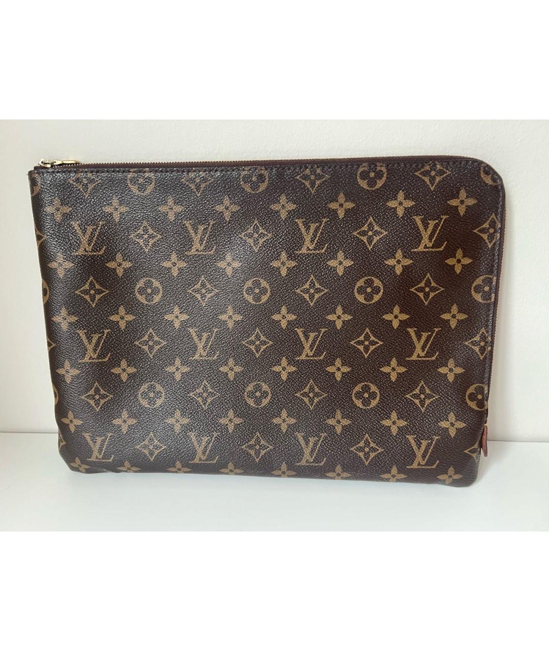 LOUIS VUITTON Коричневая папка для документов, фото 7