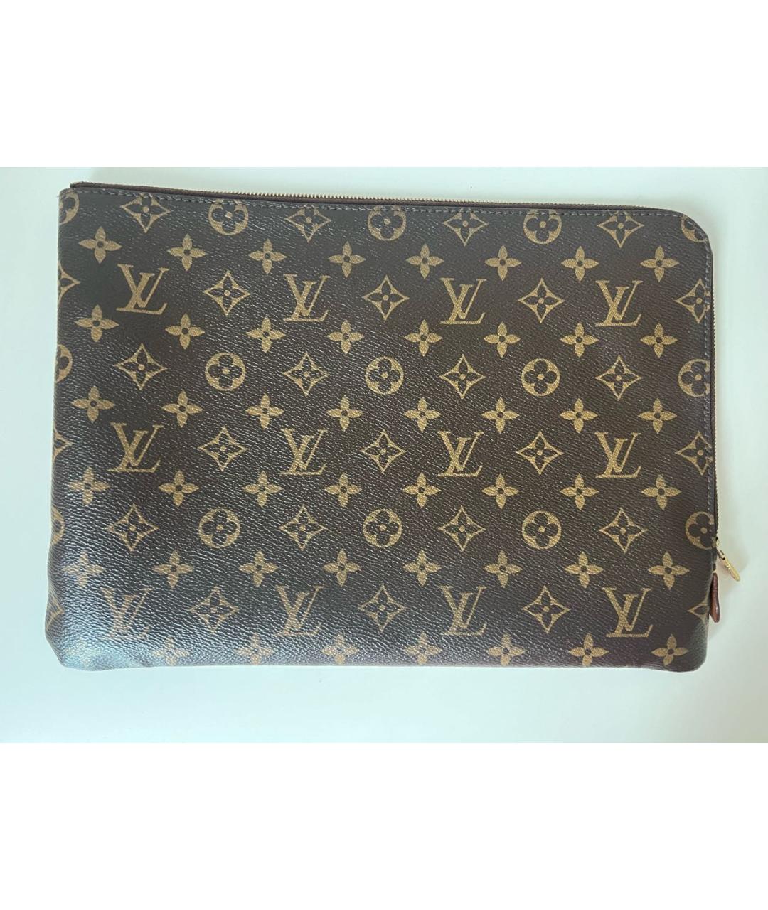 LOUIS VUITTON Коричневая папка для документов, фото 3