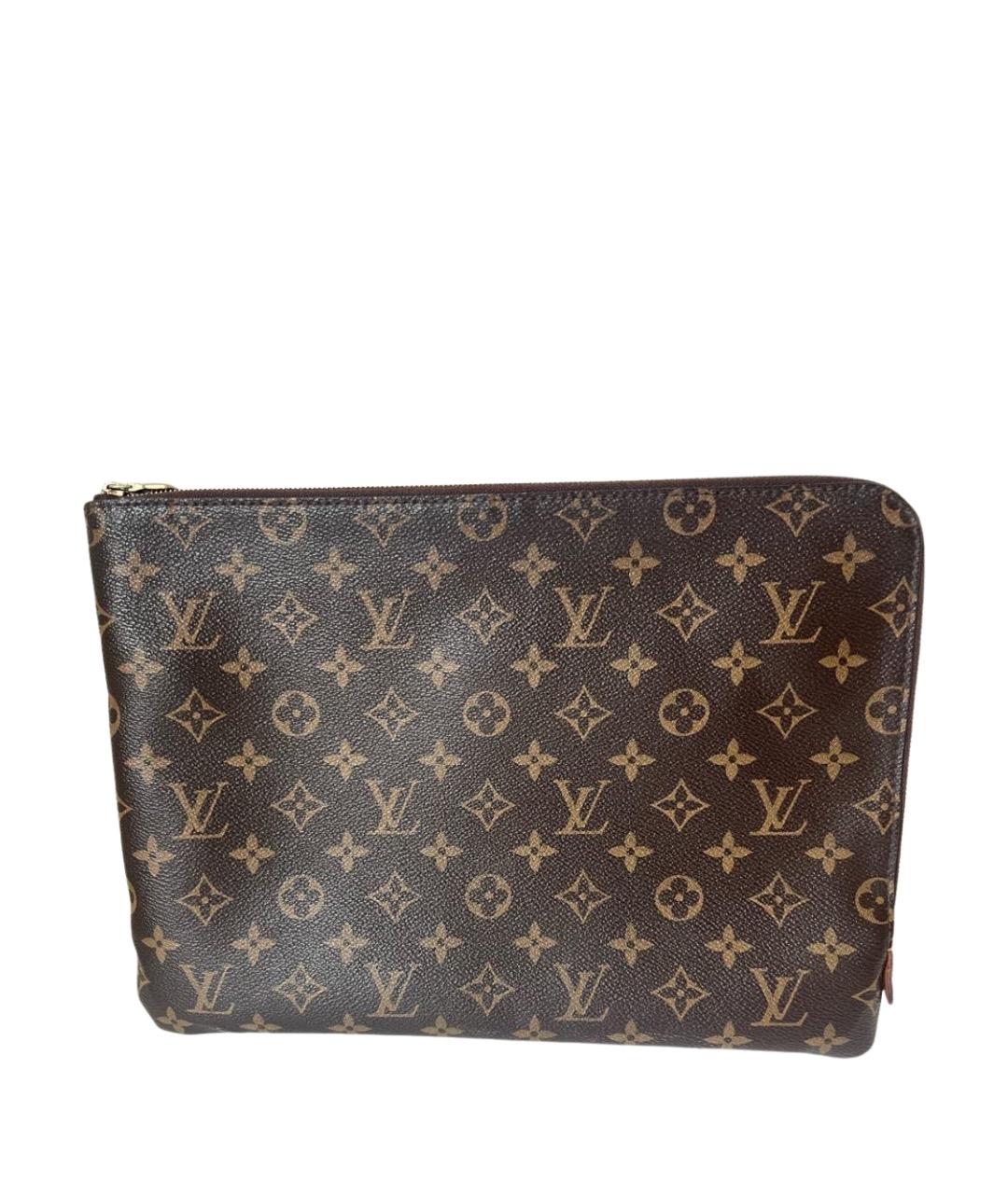 LOUIS VUITTON Коричневая папка для документов, фото 1