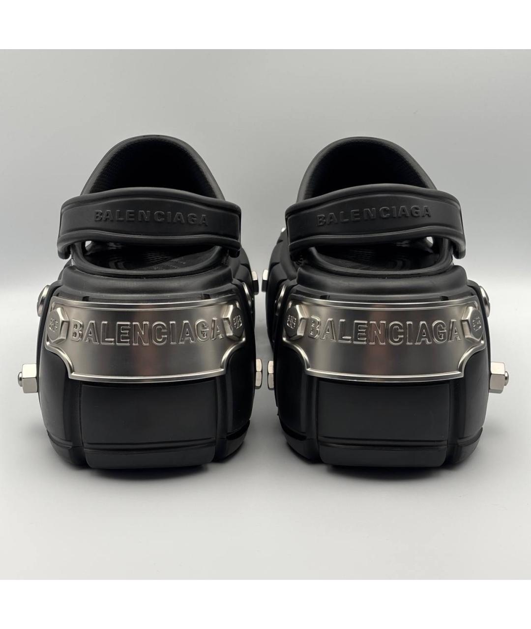 BALENCIAGA Черные сандалии, фото 5