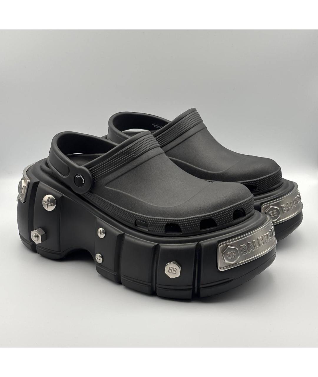 BALENCIAGA Черные сандалии, фото 2