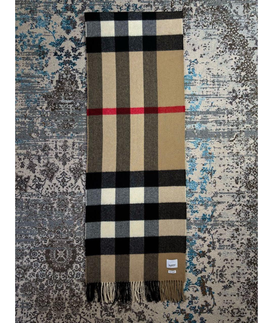 BURBERRY Мульти кашемировый шарф, фото 5