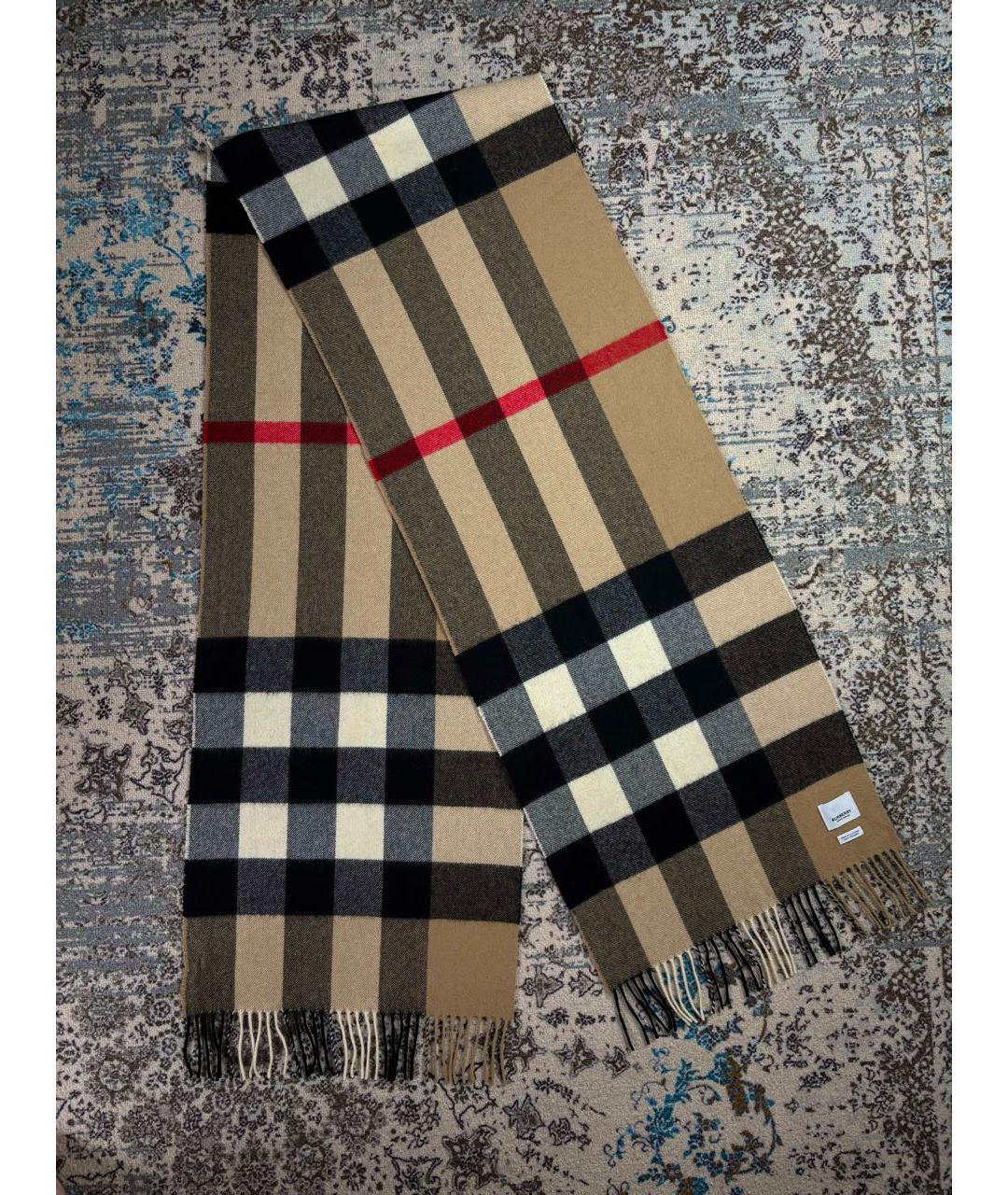 BURBERRY Мульти кашемировый шарф, фото 8