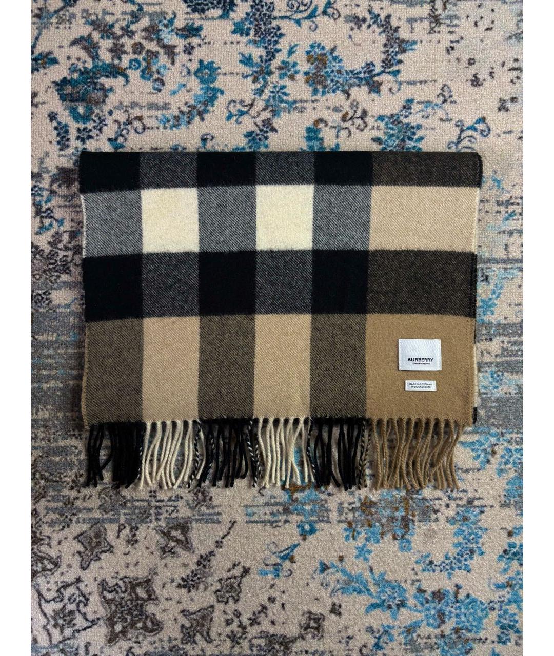 BURBERRY Мульти кашемировый шарф, фото 2