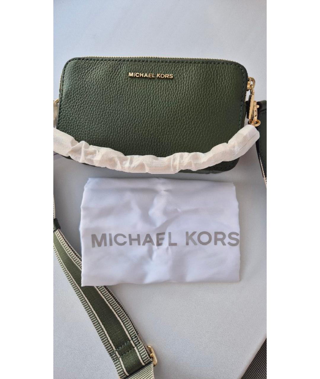 MICHAEL KORS Зеленая сумка через плечо, фото 6