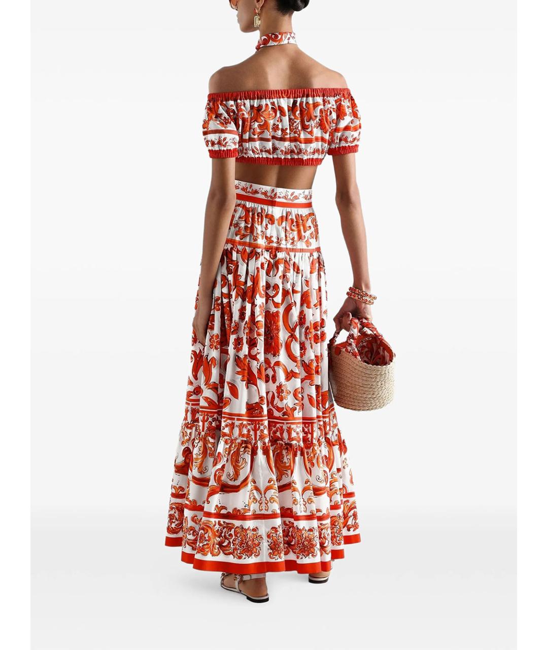 DOLCE&GABBANA Красная хлопковая блузы, фото 3