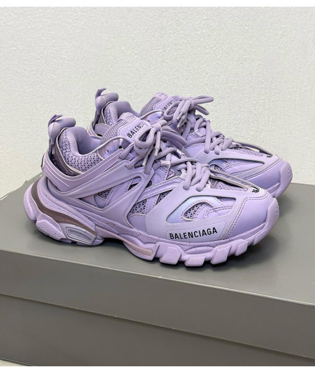 BALENCIAGA Фиолетовые кроссовки, фото 7