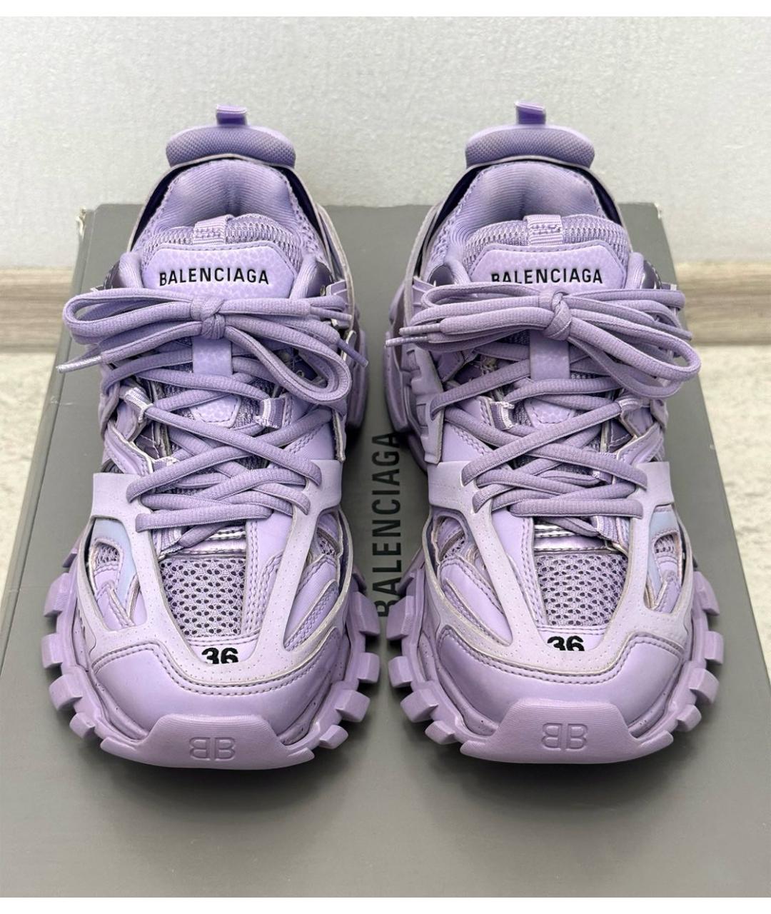 BALENCIAGA Фиолетовые кроссовки, фото 3