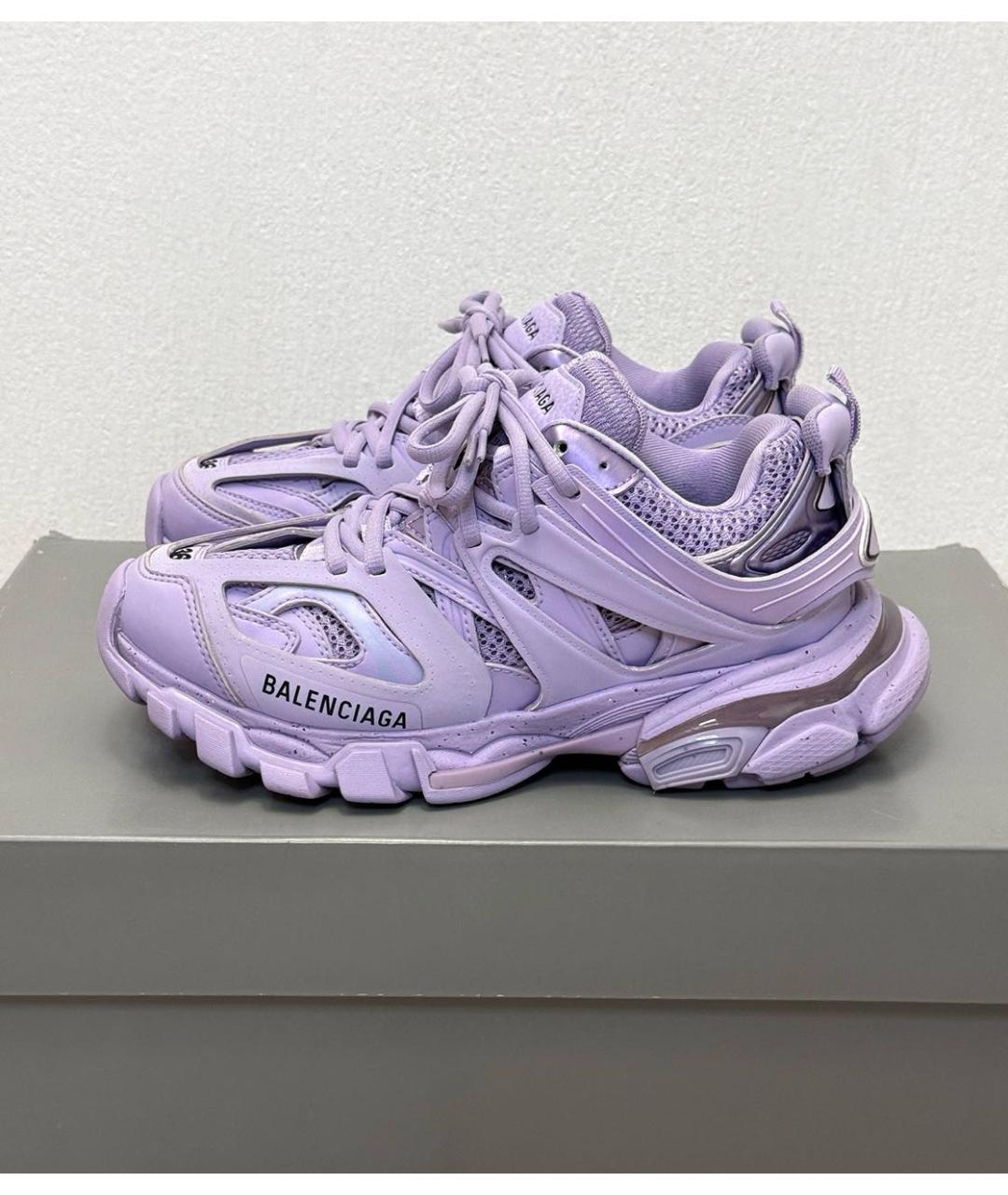 BALENCIAGA Фиолетовые кроссовки, фото 8