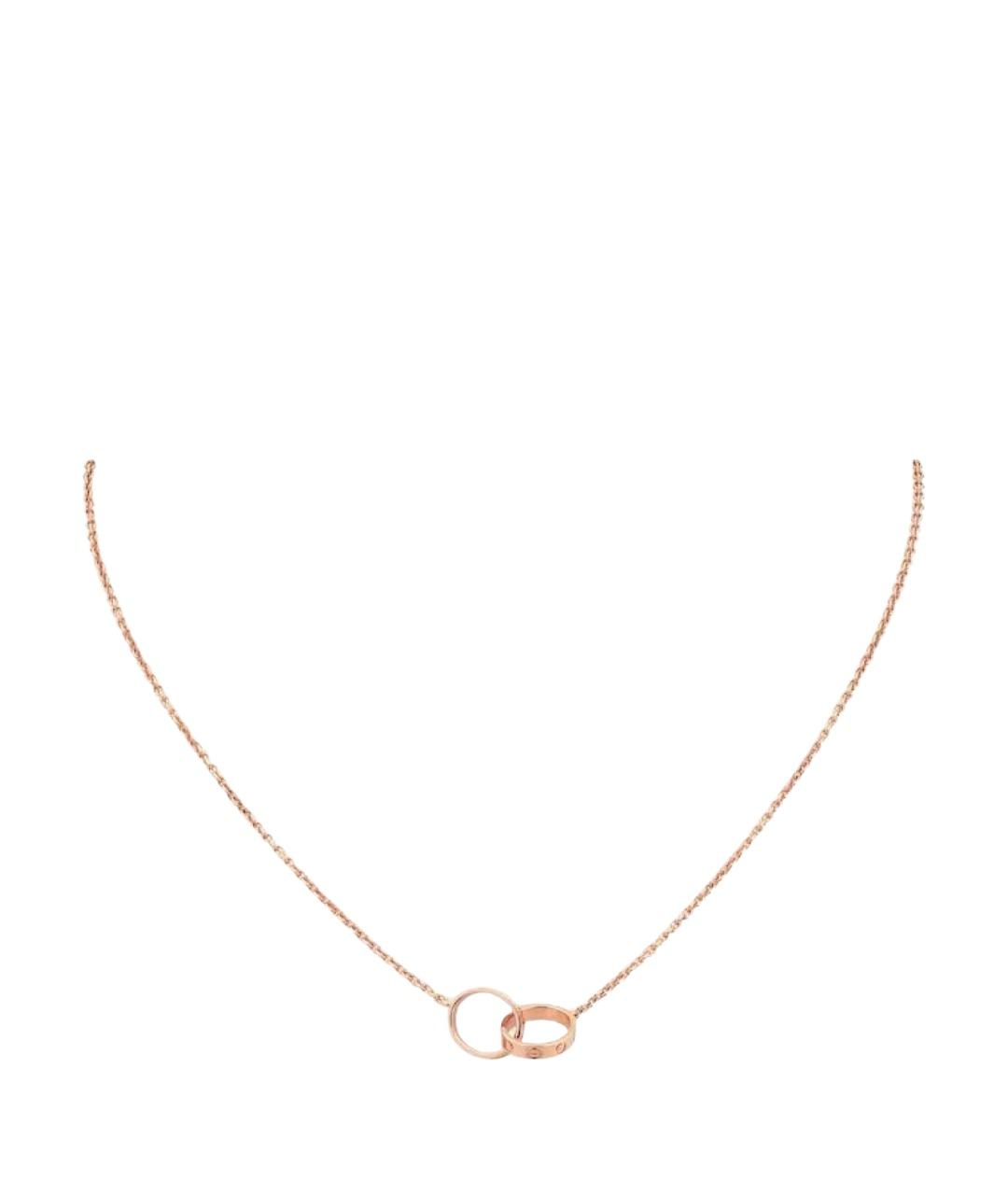 CARTIER Золотое колье из розового золота, фото 1
