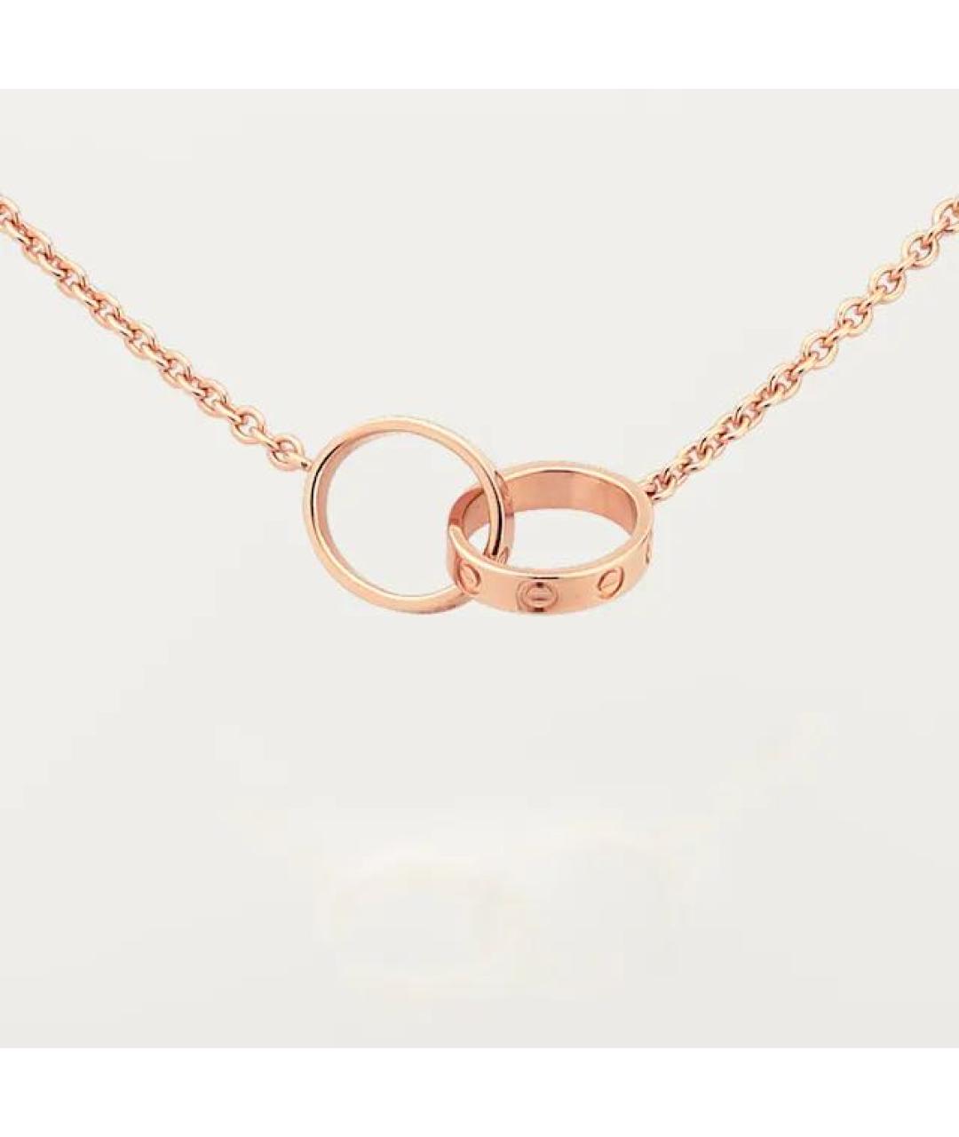 CARTIER Золотое колье из розового золота, фото 3