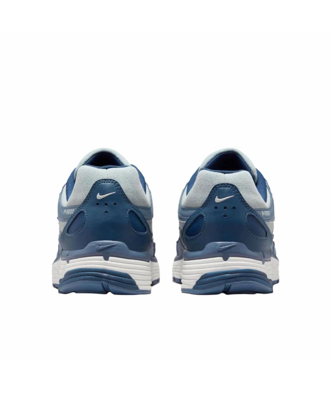 NIKE Синие текстильные низкие кроссовки / кеды, фото 4