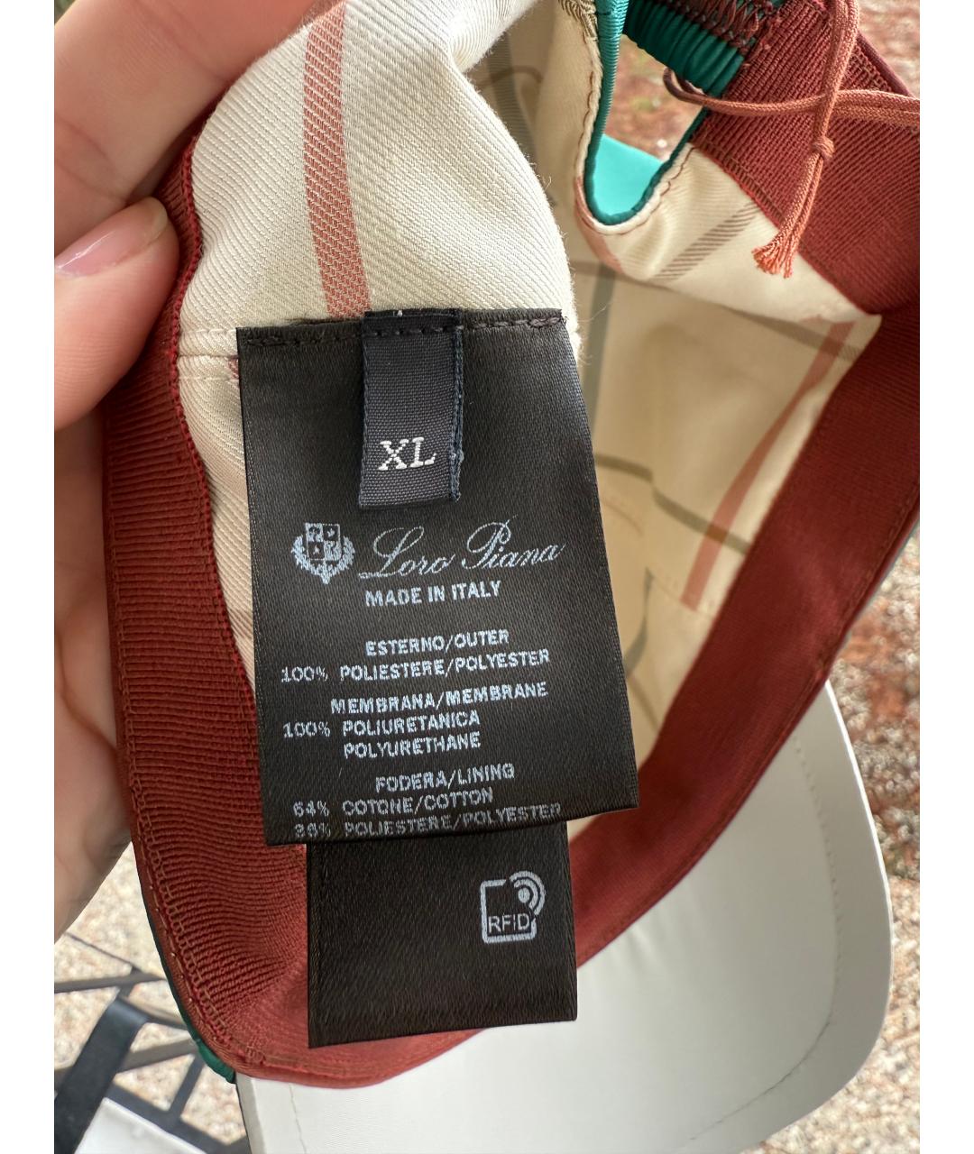 LORO PIANA Зеленая кепка/бейсболка, фото 7