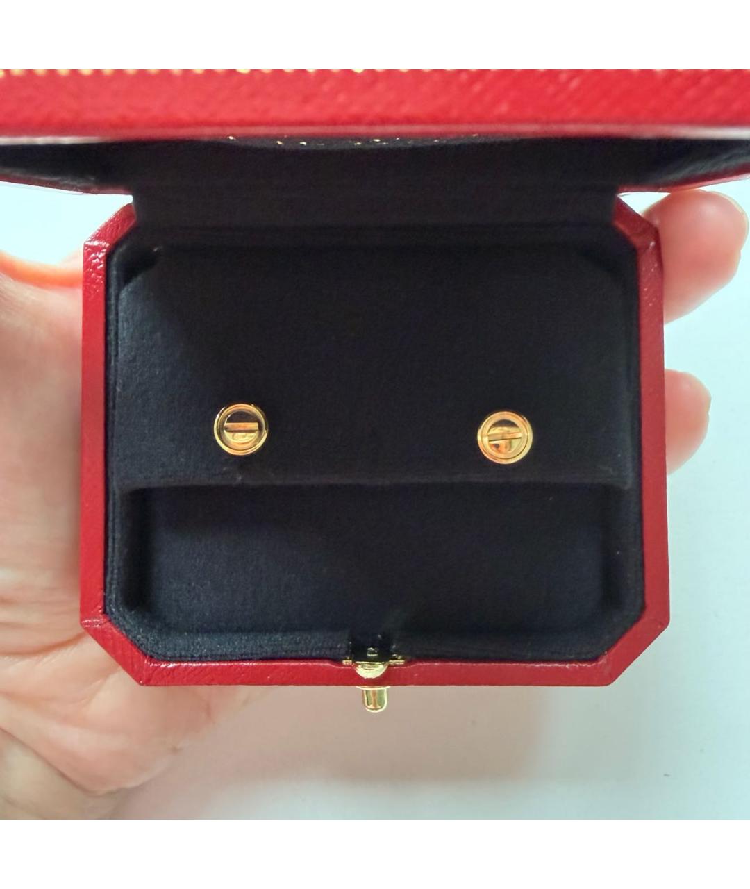 CARTIER Золотые серьги из желтого золота, фото 2