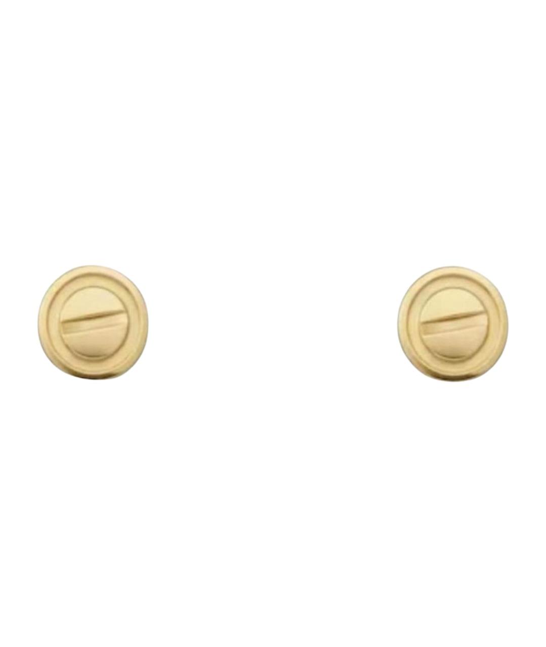 CARTIER Золотые серьги из желтого золота, фото 1