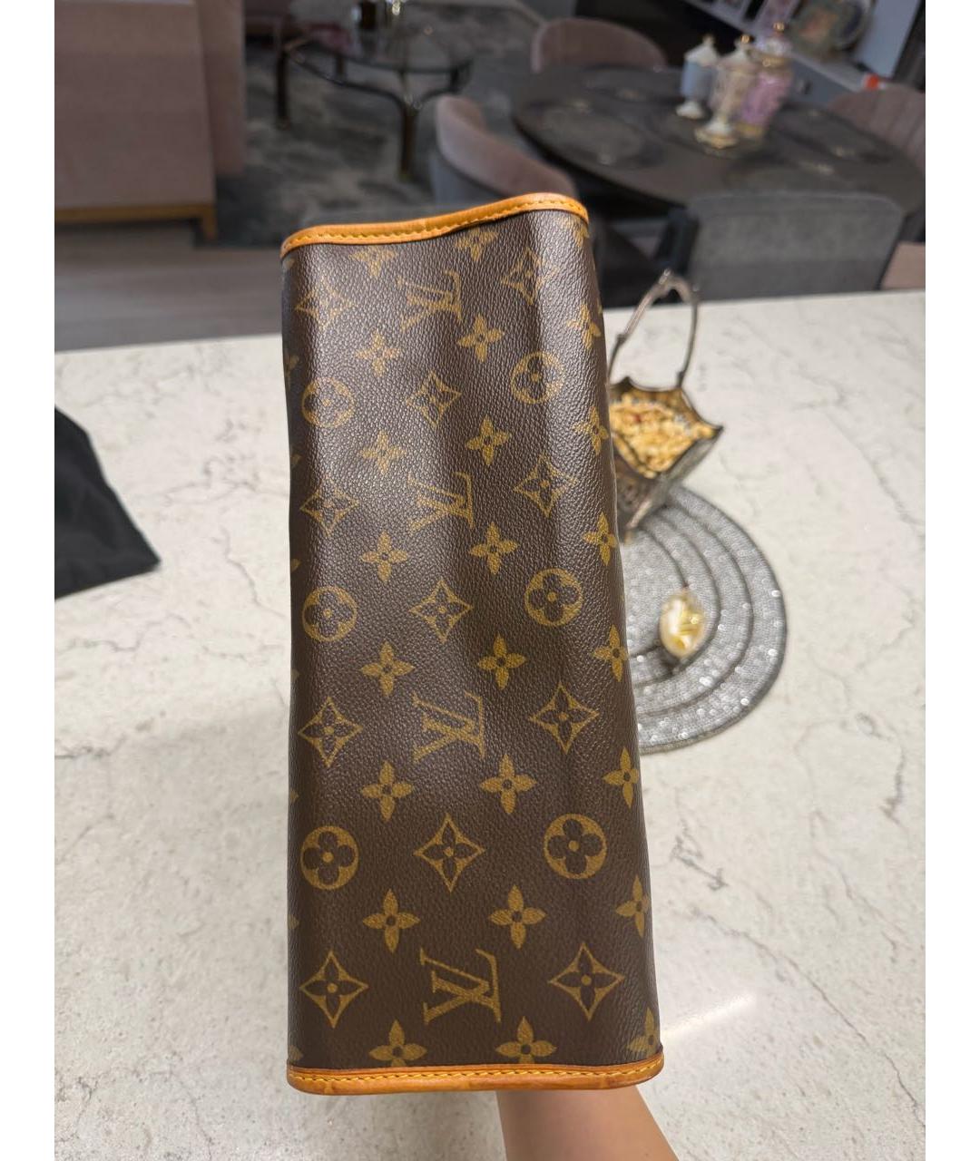 LOUIS VUITTON Коричневая сумка с короткими ручками, фото 7
