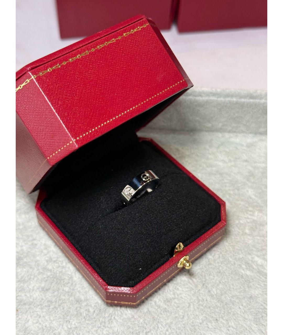 CARTIER Серебряное кольцо из белого золота, фото 4