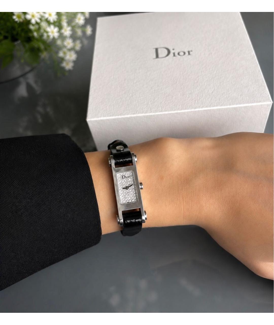 CHRISTIAN DIOR Серебряные металлические часы, фото 3