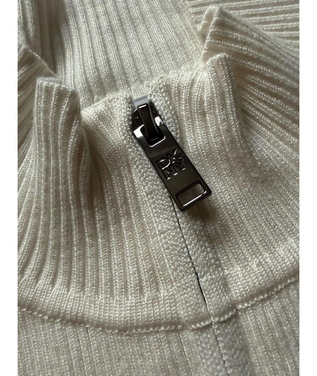 DKNY Белая водолазка, фото 2